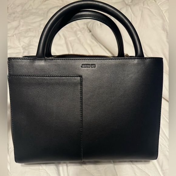 Jason Wu black Leather tote bag large size - Picture 1 of 9